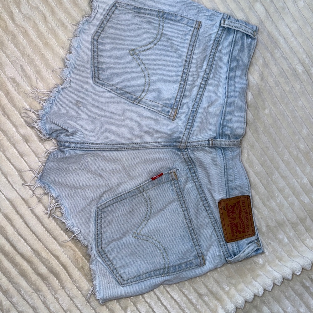 Levi’s Women's Light Blue Jean Shorts